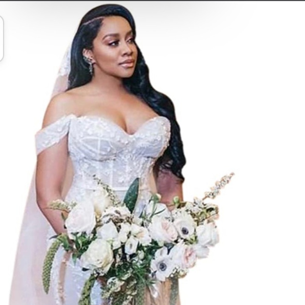Size 10 mermaid wedding dress